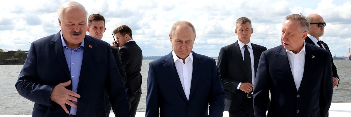 Der weißrussische Präsident Alexander Lukaschenko, der russische Präsident Wladimir Putin